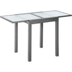 Merxx Balkonausziehtisch Butterfly, Klar