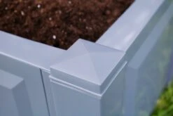 KHW Pflanzkasten Klein Mit Spalier, Grau -Outsunny Geschäft 1831104002 prod 002