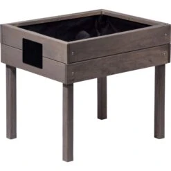 Dobar Kinderhochbeet Kreidetafel, Grau