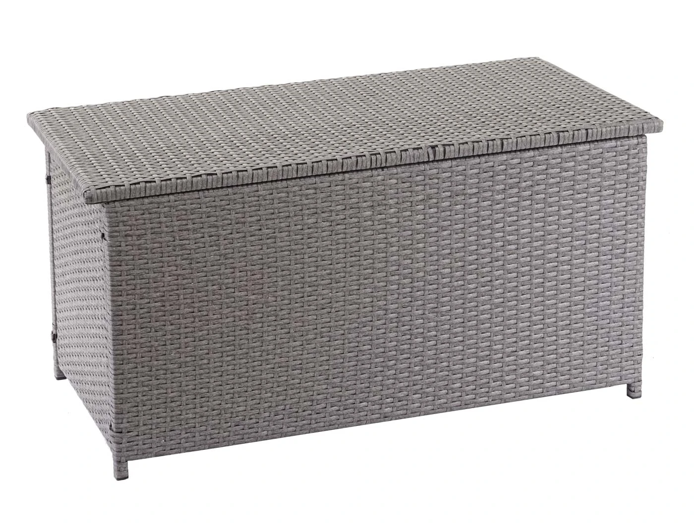 Poly-Rattan Kissenbox MCW-D88, Gartentruhe Auflagenbox Truhe ~ Basic Grau, 51x115x59cm 250l 5 Poly-Rattan Kissenbox MCW-D88, Gartentruhe Auflagenbox Truhe ~ Basic Grau, 51x115x59cm 250l – Bild 3