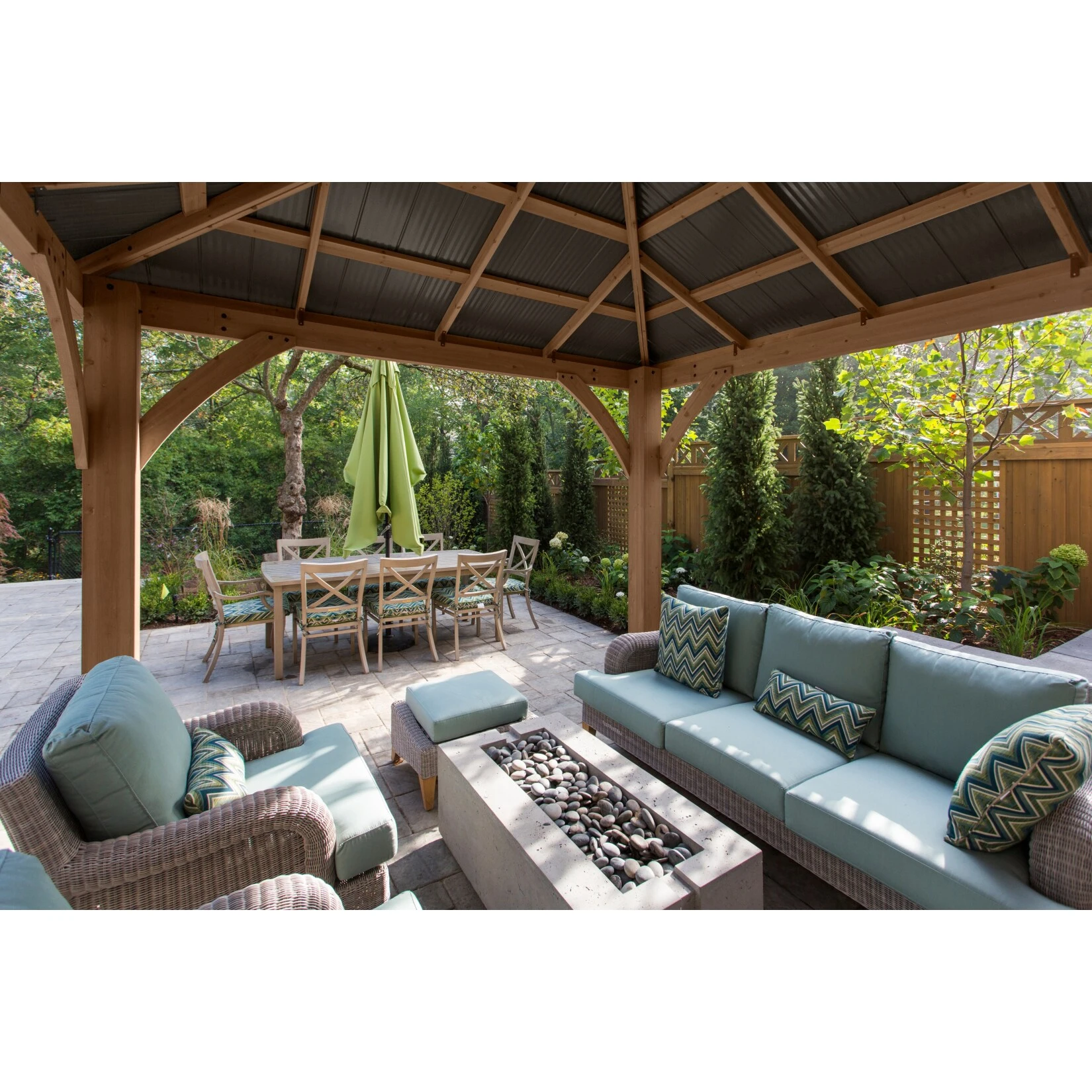 Westmann Holz Pavillon Devon 12x12 7 Westmann Holz Pavillon Devon 12x12 – Bild 5