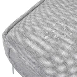 Gartengarnitur MCW-G28, Sitzgruppe Lounge-Set, Akazie Holz Halbrundes Rattan Verstellbar FSC ~ Grau, Kissen Hellgrau -Outsunny Geschäft 2165591000 prod 004