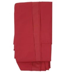 Ersatz-Bezug Für Luxus-Ampelschirm MCW-A96 Mit Flap, Sonnenschirmbezug Ersatzbezug, 3x4m (Ø5m) Polyester 4kg ~ Rot -Outsunny Geschäft 2165645004 prod 002