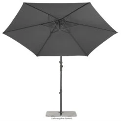 Schneider® Schneider Ampelschirm Genua, Ca. 300 Cm, Anthrazit 10 Schneider® Schneider Ampelschirm Genua, Ca. 300 Cm, Anthrazit -Outsunny Geschäft 2198930002 prod 003