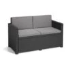 Allibert Monaco 2-Sitzer Anthrazit Inkl. Kissen Anthrazit (Version 2021) -Outsunny Geschäft 2203285000 prod 001