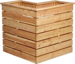 Dobar Eck-Hochbeet Für Den Garten Inkl. Pflanzfolie | Ca. 78 X 78 X 73 Cm -Outsunny Geschäft 2224373000 prod 004