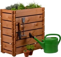 Dobar Hochbeet Mit Stecksystem, Pflanzkasten Inkl. Pflanzfolie | Versch. Farben