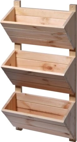 Dobar Wandbeet Mit 3 Pflanzkästen, Vertikalbeet Zum Aufhängen | Versch. Farben