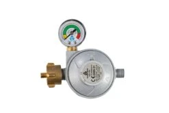 Landmann Druckminderer DE 50mbar Grau Inkl. Schlauchbruchsicherung