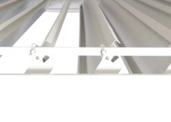 Pergola MCW-J32, Garten Lamellen-Pavillon, 11cm-Alu-Gestell 4x3m ~ Weiß -Outsunny Geschäft 2353629005 prod 005