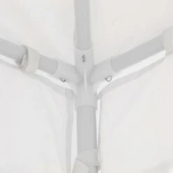 VCM Pavillon 3x3 M In Weiß PE Plane 4 Seitenteile Partyzelt Gartenzelt Sonnenschutz -Outsunny Geschäft 8600043100 915690 prod 003