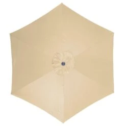 VCM Sonnenschirm 2,90m Creme Mit Kurbel Neigbar Wasserabweisend UV Schutz 50+ -Outsunny Geschäft 8600043100 916105 prod 005