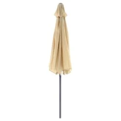 VCM Sonnenschirm 2,90m Creme Mit Kurbel Neigbar Wasserabweisend UV Schutz 50+ -Outsunny Geschäft 8600043100 916105 prod 006