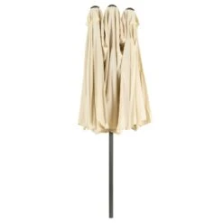 VCM Doppelsonnenschirm XXL Sonnenschirm Creme 4,65m Kurbel Polyester 180g/m² Garten -Outsunny Geschäft 8600043100 916114 prod 006