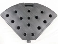 VCM Sonnenschirmständer Platten Schirmständer Sonnenschirmfuss Kunststoff Beschwerungsplatten Befüllbar -Outsunny Geschäft 8600043100 917591 prod 005