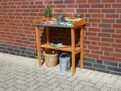 Promadino Pflanztisch Mit Verzinkter Arbeitsfläche