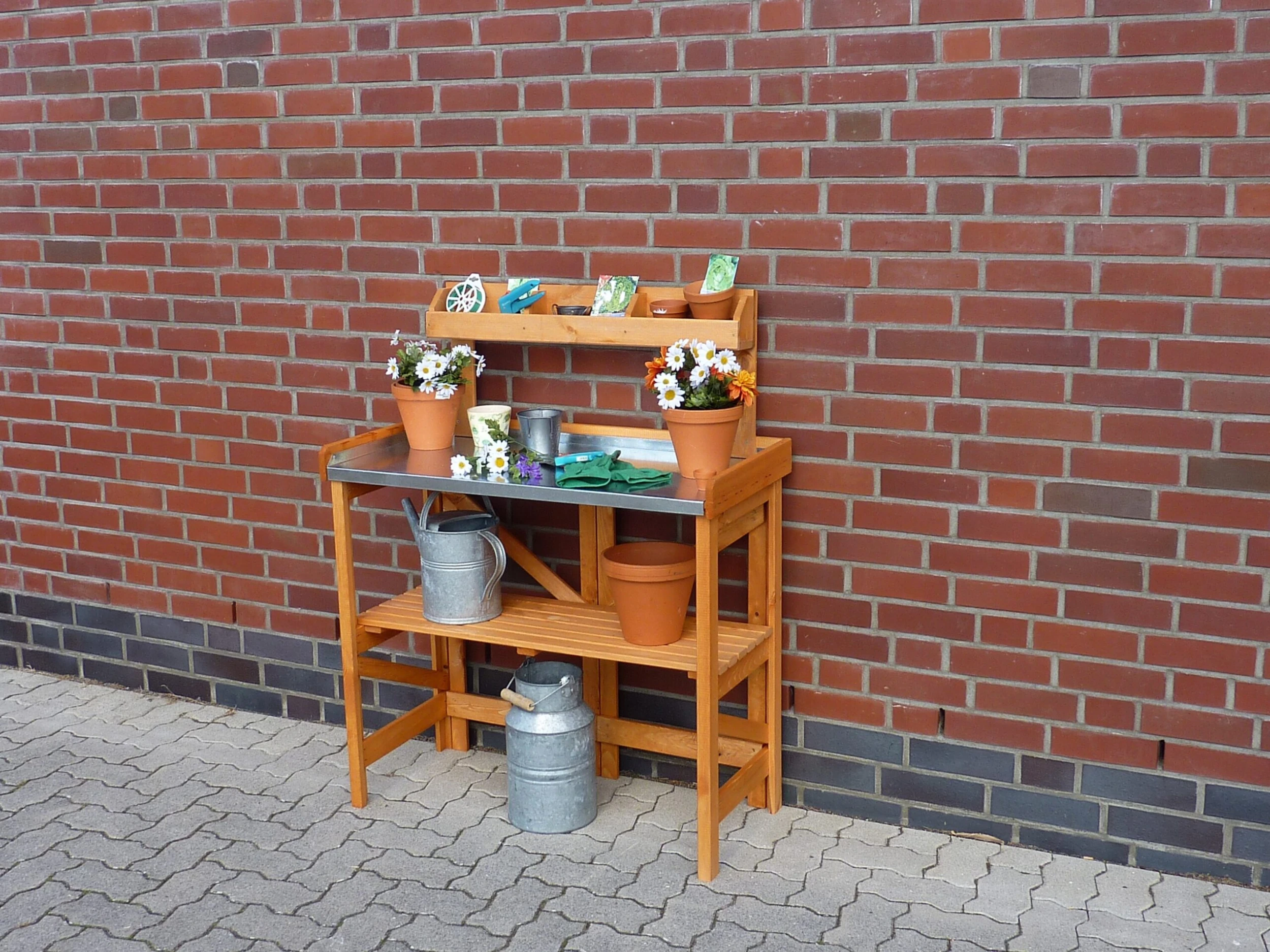 Promadino Pflanztisch Klappbar Mit Ablage 3 Promadino Pflanztisch Klappbar Mit Ablage
