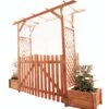 Promadino Set Pergola "Bamberg" Mit Türen + Pflanzkästen -Outsunny Geschäft 8600096800 507040 prod 001