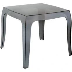 CLP Design-Kunststofftisch QUEEN I Pflegeleichter Quadratischer Beistelltisch I Wetterbeständiger Outdoor-Tisch -Outsunny Geschäft 8600246500 10198701 prod 004