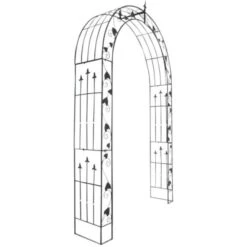 CLP Rosenbogen EMMA Aus Beschichtetem Eisen I Romantischer Rankenbogen Im Jugendstil I In Verschiedenen Farben Erhältlich