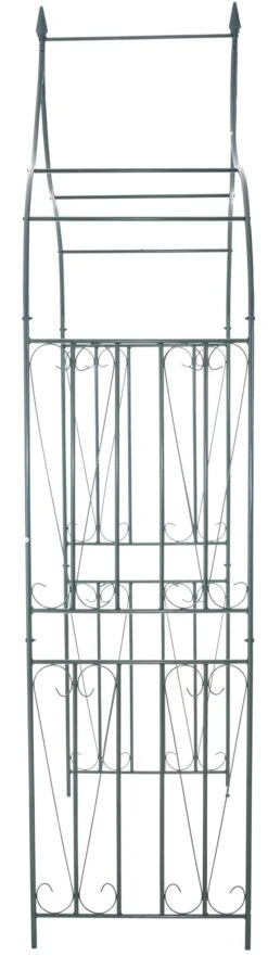 CLP 60er Rosenbogen | Geschwungener Eisen-Rosenbogen I Torbogen Aus Metall Mit Verzierungen -Outsunny Geschäft 8600246500 1313334 prod 003