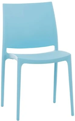 CLP 2er Set Stühle Maya I Wetterbeständige Stapelstühle Bis Zu 130 Kg Belastbar -Outsunny Geschäft 8600246500 319429 prod 003