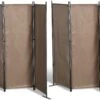 Grasekamp 2 Stück Paravent 3tlg Raumteiler Trennwand Sichtschutz Taupe -Outsunny Geschäft 8600280600 47813 prod 001