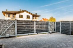 Grasekamp Sichtschutzstreifen 255x19cm Grau - 2 Stk. -Outsunny Geschäft 8600280600 47905 prod 004