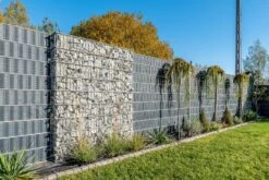 Grasekamp Sichtschutzstreifen 255x19cm Grau - 2 Stk. -Outsunny Geschäft 8600280600 47905 prod 006