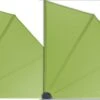 Grasekamp 2 Stück Balkonfächer Apfelgrün Premium 140 X 140 Cm Mit Wandhalterung Trennwand Sichtschutz -Outsunny Geschäft 8600280600 47970 prod 001