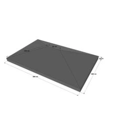 Grasekamp Ersatzdach Zu Aluoptik Pavillon 3x4m Anthrazit Rankpavillon Universell -Outsunny Geschäft 8600280600 48416 prod 005