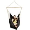 XXL Hängesessel 185x130cm Hängestuhl 2 Personen Hängesitz Bis 150kg Baumwolle Hängematte 360° Swifel -Outsunny Geschäft 8600295800 3343 prod 001