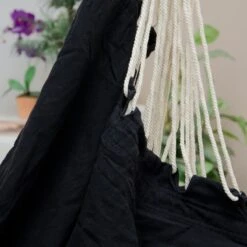 XXL Hängesessel 185x130cm Hängestuhl 2 Personen Hängesitz Bis 150kg Baumwolle Hängematte 360° Swifel -Outsunny Geschäft 8600295800 3343 prod 005