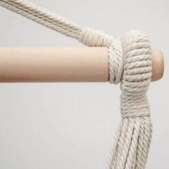 XXL Hängesessel 185x130cm Hängestuhl 2 Personen Hängesitz Bis 150kg Baumwolle Hängematte 360° Swifel -Outsunny Geschäft 8600295800 3343 prod 006