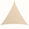 UV Sonnensegel 5x5x5 HDPE Dreieck Sonnenschutz Überdachung Balkon Garten Beige -Outsunny Geschäft 8600295800 3658 prod 001