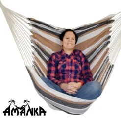 Hängesessel Bis 150kg - 110x145cm Garten Hängestuhl -Outsunny Geschäft 8600295800 3687 prod 003