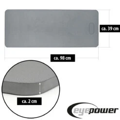 XL Kniematte Sitzpolster Kniekissen Kniepolster Kniebrett Grau Knieschutz -Outsunny Geschäft 8600295800 3830 prod 003