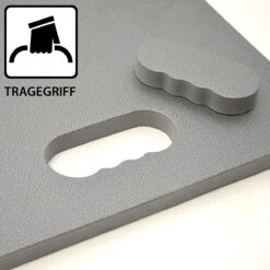 XL Kniematte Sitzpolster Kniekissen Kniepolster Kniebrett Grau Knieschutz -Outsunny Geschäft 8600295800 3830 prod 005