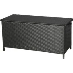 Kissenbox Kaplo Auflagenbox Polyrattan Gartenbox Auflagen Kissen Garten Truhe