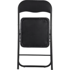 4x Klappstuhl Mihe Mit Gepolstertem Sitz Schwarz Esszimmer Stuhl Küchenstuhl Sessel -Outsunny Geschäft 8600296500 28447 prod 004