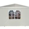 DEGAMO Seitenplane Für Pavillon, 3x1,9 Meter, Polyester Ecru Mit Fenster -Outsunny Geschäft 8600319700 48658482 prod 001