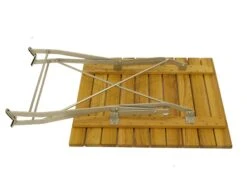 DEGAMO Kurgarten - Garnitur BAD TÖLZ 3-teilig (2x Armlehnensessel, 1x Tisch 70x70cm), Flachstahl Verzinkt + Robinie, Klappbar -Outsunny Geschäft 8600319700 61478048 prod 005