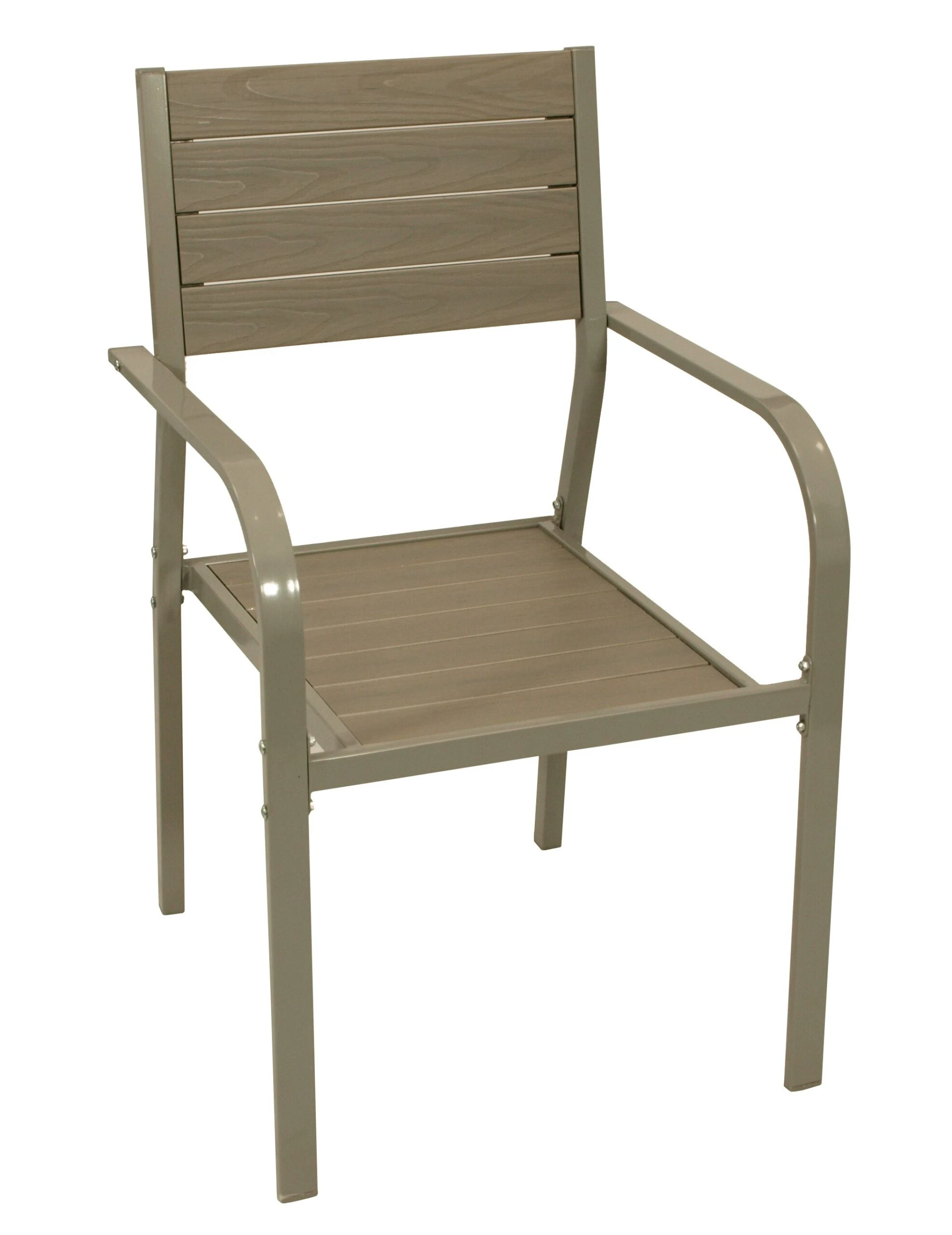 DEGAMO Bistroset VARENNA 3-teilig, Metall + Polywood, Grau 4 DEGAMO Bistroset VARENNA 3-teilig, Metall + Polywood, Grau – Bild 2