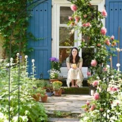 Relaxdays Torbogen Rankhilfe Aus Metall 240 Cm -Outsunny Geschäft 8600323900 100100200 prod 003