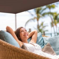 Relaxdays Rechteckiges Sonnensegel Braun -Outsunny Geschäft 8600323900 10026353977 prod 005