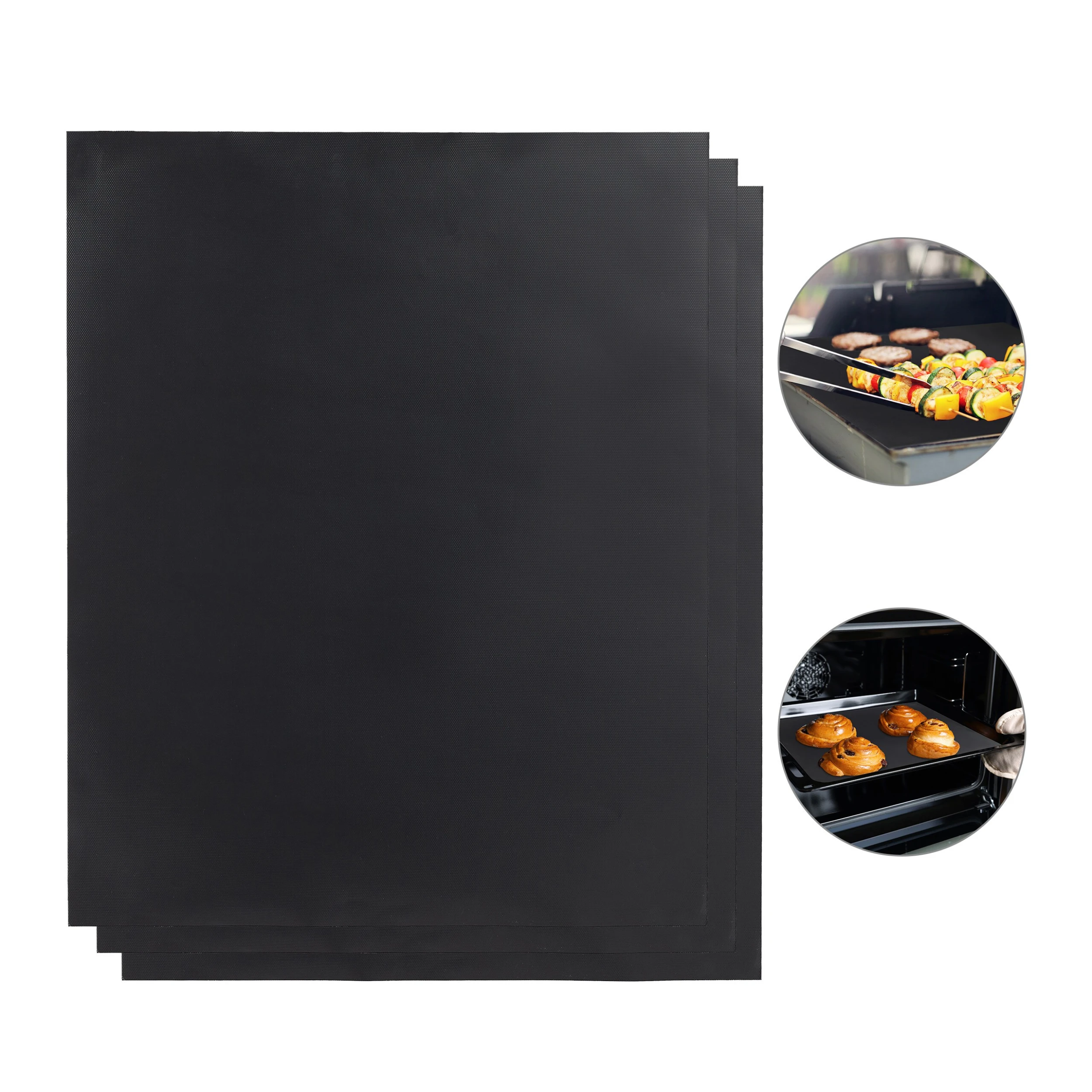 Relaxdays BBQ Grillmatte 3er Set 3 Relaxdays BBQ Grillmatte 3er Set