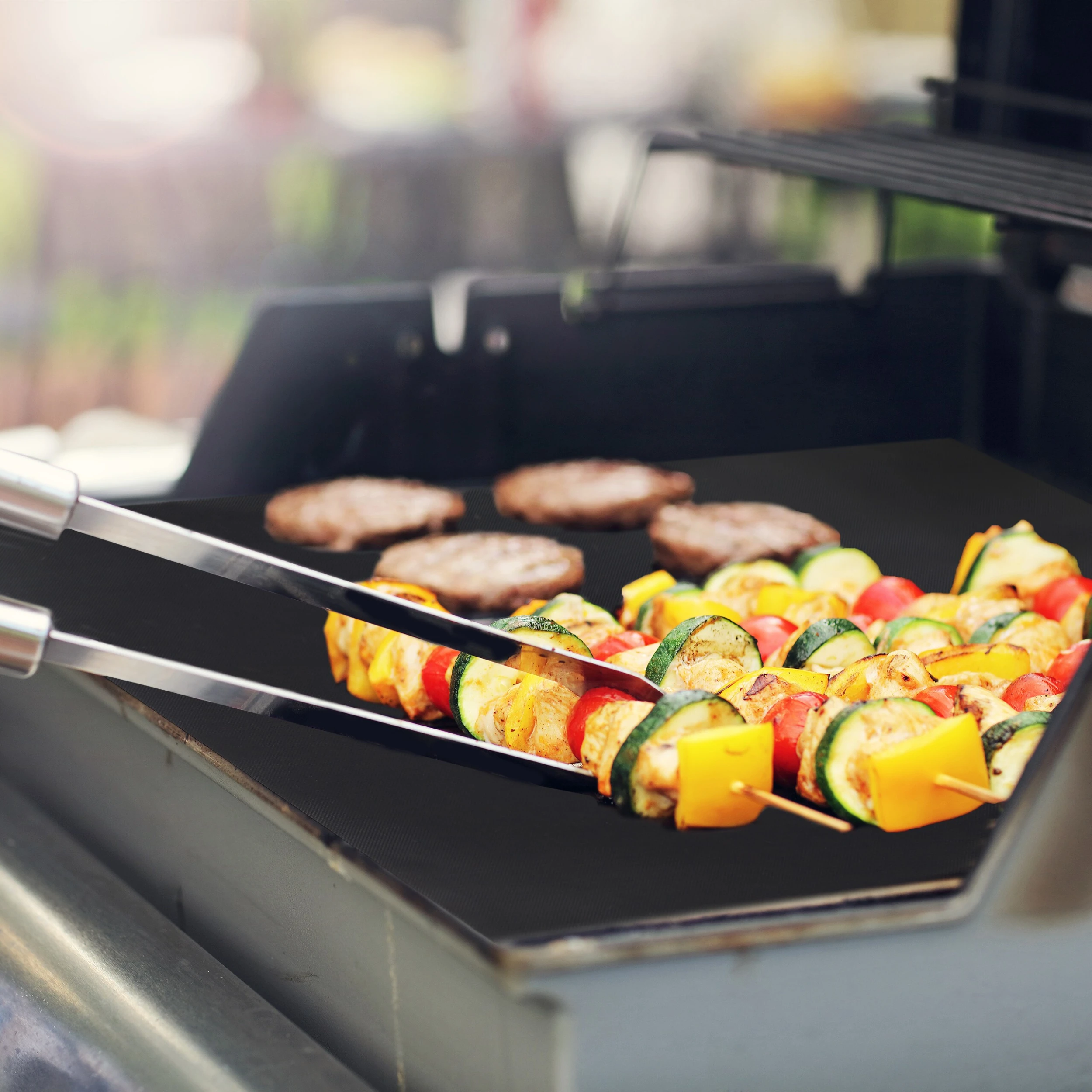 Relaxdays BBQ Grillmatte 3er Set 4 Relaxdays BBQ Grillmatte 3er Set – Bild 2