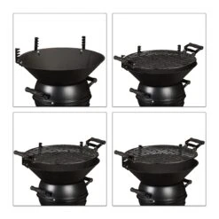 Relaxdays Grillfass Aus Gusseisen 13 Relaxdays Grillfass Aus Gusseisen -Outsunny Geschäft 8600323900 100306920 prod 006