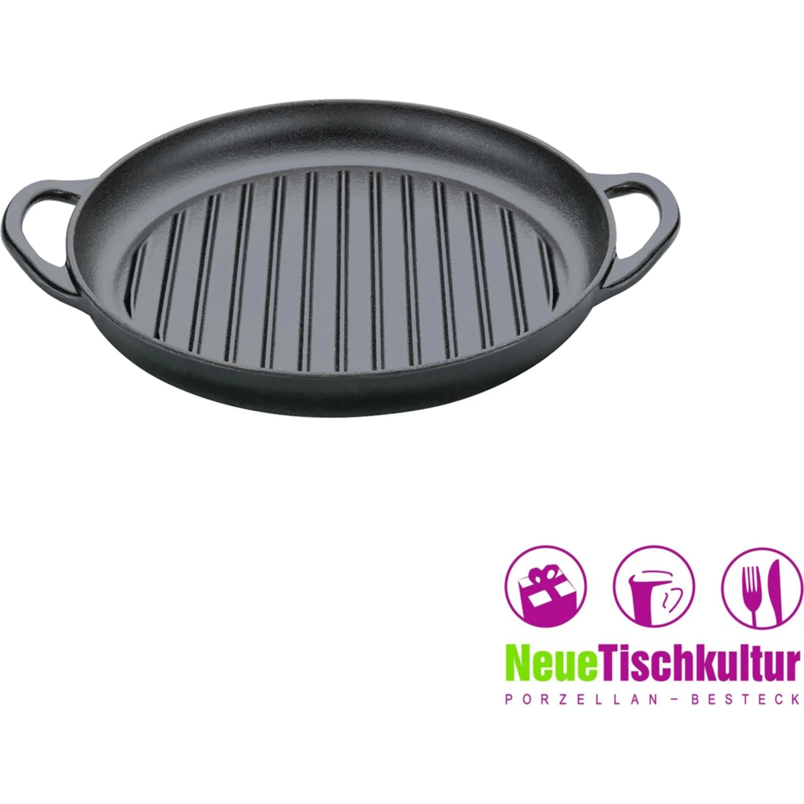 Neuetischkultur Grillpfanne Mit 2 Griffen PROVENCE 4 Neuetischkultur Grillpfanne Mit 2 Griffen PROVENCE – Bild 2