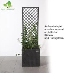 Gartenfreude Pflanzkübel Polyrattan Blumentopf -Outsunny Geschäft 8600335500 4000 1054 001 prod 003